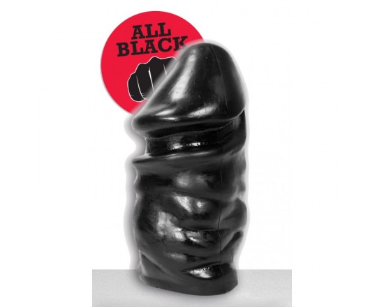 All Black - AB 60 - Stor dildo med årer 1